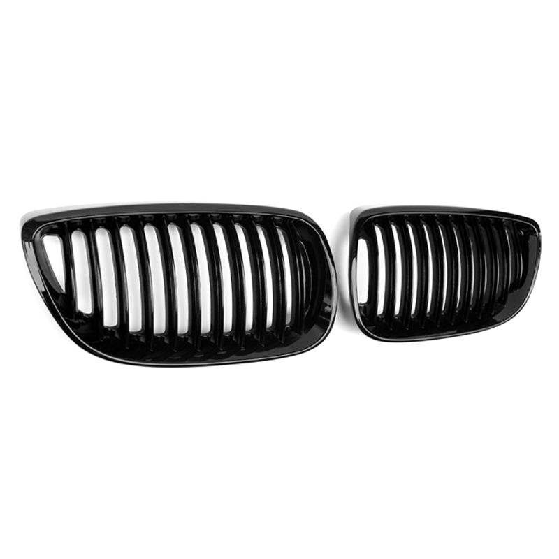 BMW 3er E92/E93 Pre-LCI Hochglanz Schwarze Einzellamellen Nieren Grill (2006-2009)