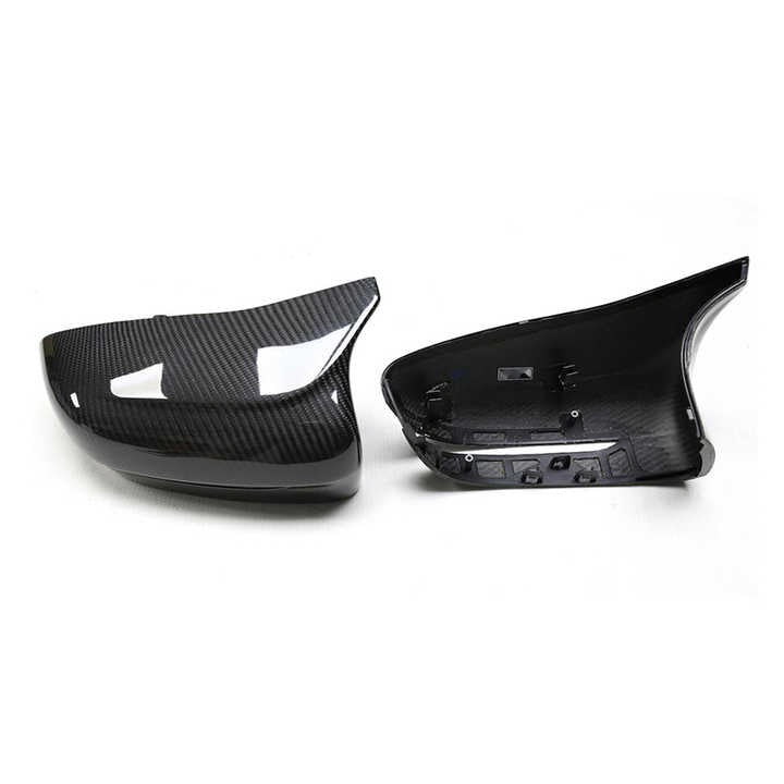 BMW M5 F90 Pre-Preg Dry M-Stil Spiegelkappen aus Carbon von OPTIC (2017-2023)