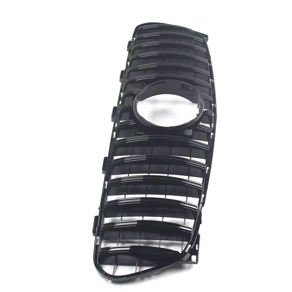 Mercedes GLA X156 Facelift Gloss Black Panamericana GT Style Grill (2017-2020)