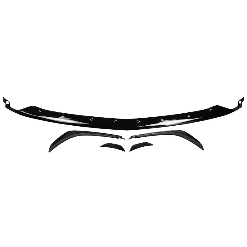 Mercedes GLA H247 Hochglanz Schwarze Frontlippe Splitter (2020-2023)