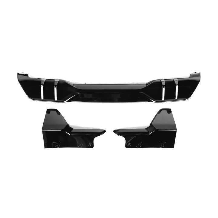BMW X5 G05 LCI Schwarz Hochglanz M Performance Stil Diffusor (2023+))