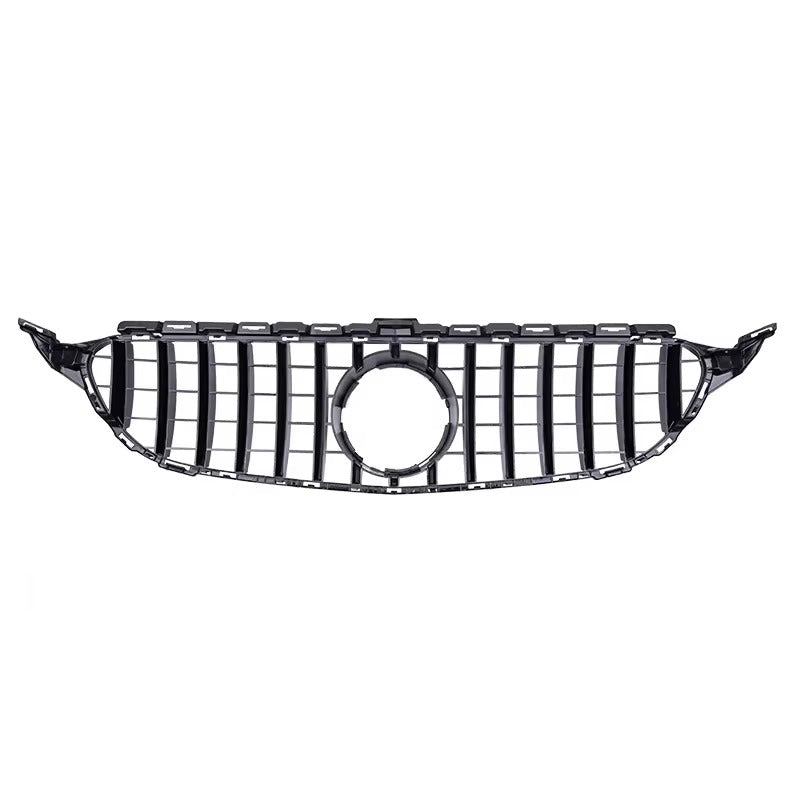Mercedes C-Klasse W205/C205 Hochglanz Schwarze Panamericana GT Style Grill (2014-2018)