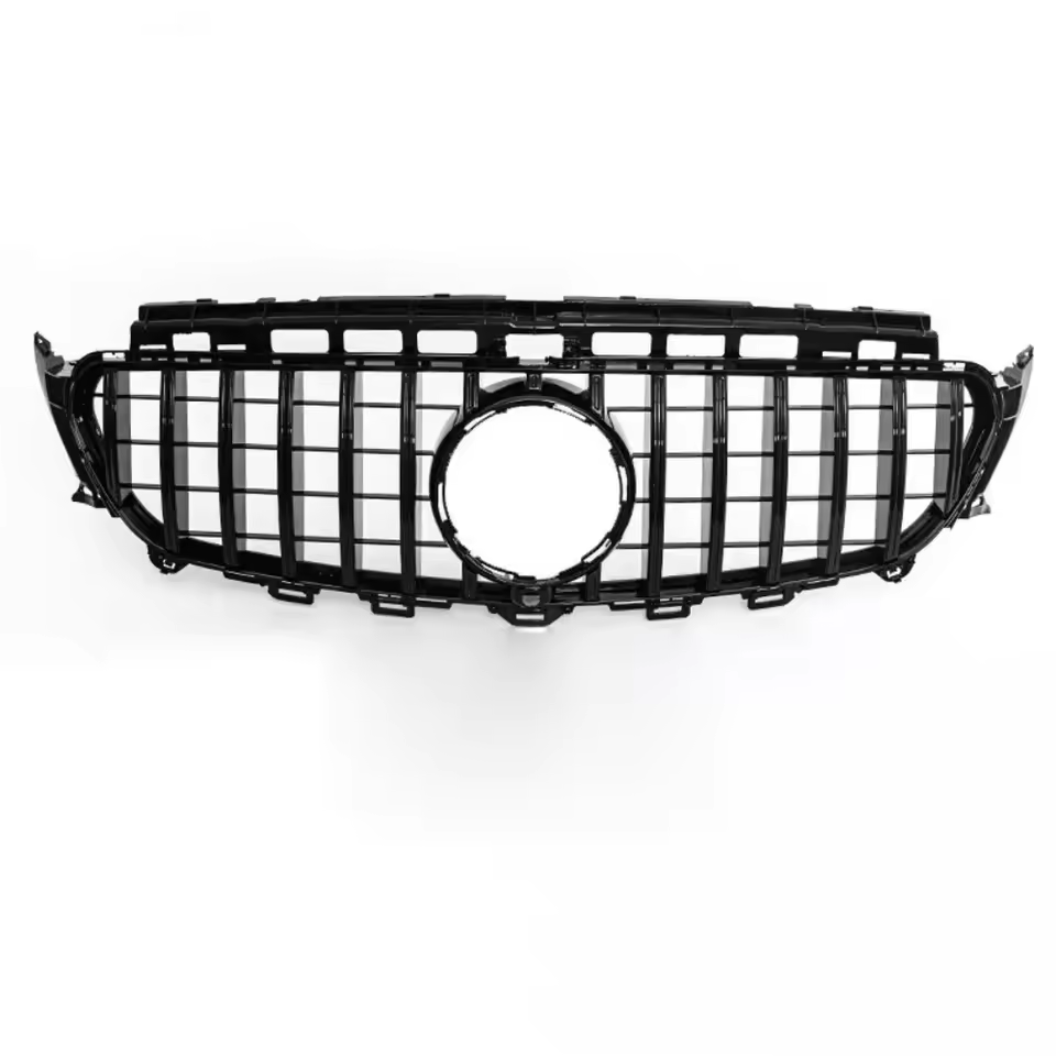 Mercedes E-Klasse W213 Hochglanz Schwarze Panamericana GT Style Grill (2016-2020)
