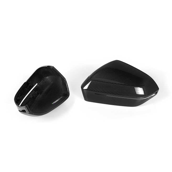 BMW 5er G60 G61 und M5 G90 G99 OeM-Stil Prepreg-Spiegelkappen aus Carbon von OPTIC (2024+)