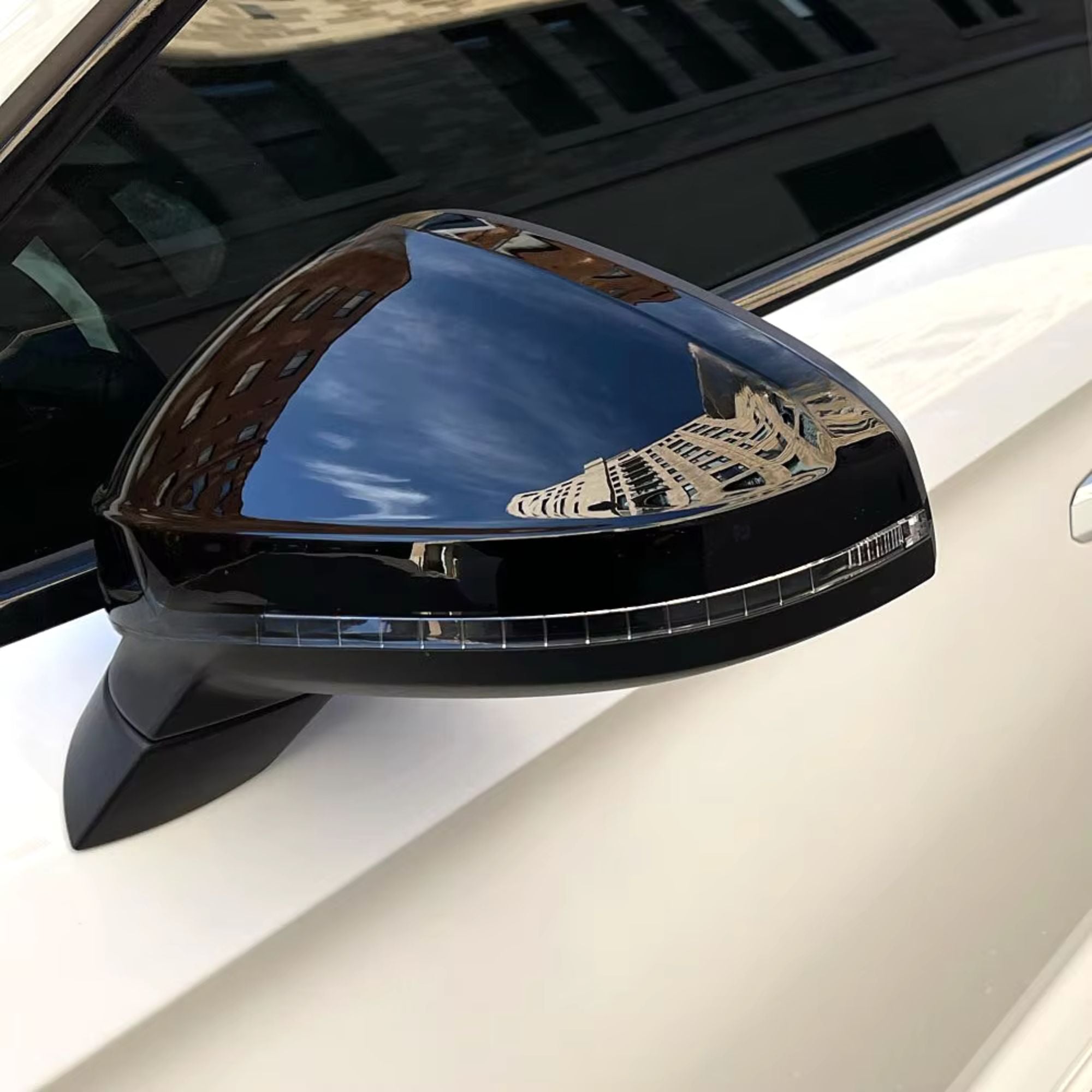 Audi A4/S4/RS4 A5/S5/RS5 B9 Gloss Black Mirror Covers (2015+)