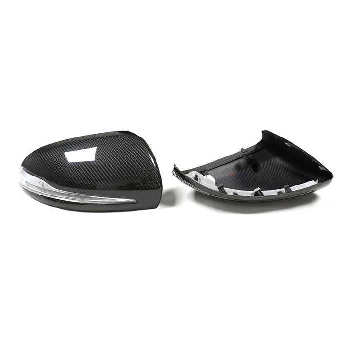 Mercedes C-Klasse W205 / E-Klasse W213 Prepreg-Spiegelkappen aus Carbon von OPTIC (2014-2021)