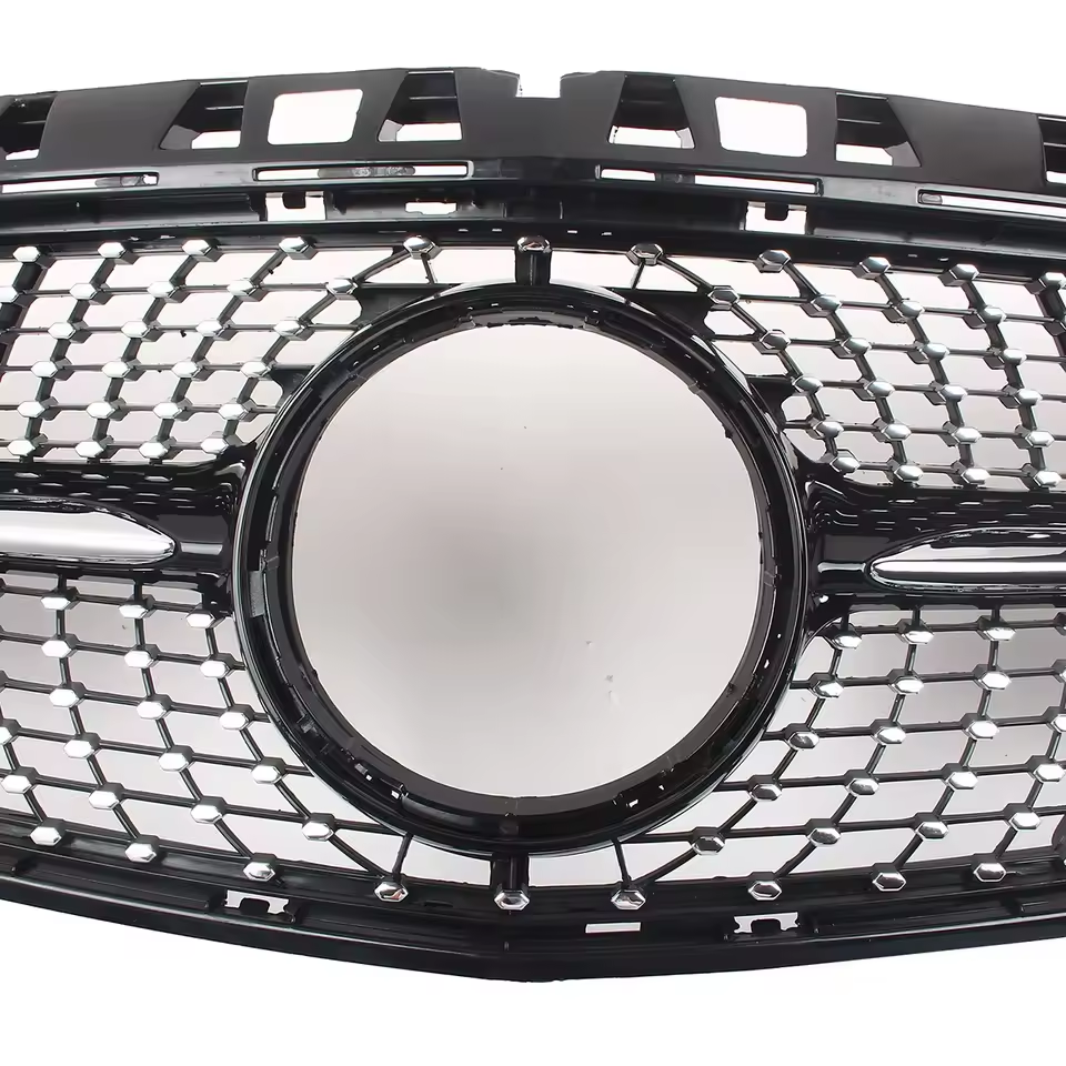 Mercedes A-Klasse W176 Hochglanz Schwarze Diamant Style Grill (2012-2015)