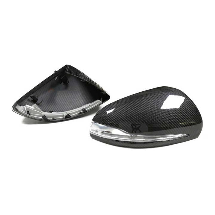 Mercedes C-Klasse W205 / E-Klasse W213 Prepreg-Spiegelkappen aus Carbon von OPTIC (2014-2021)
