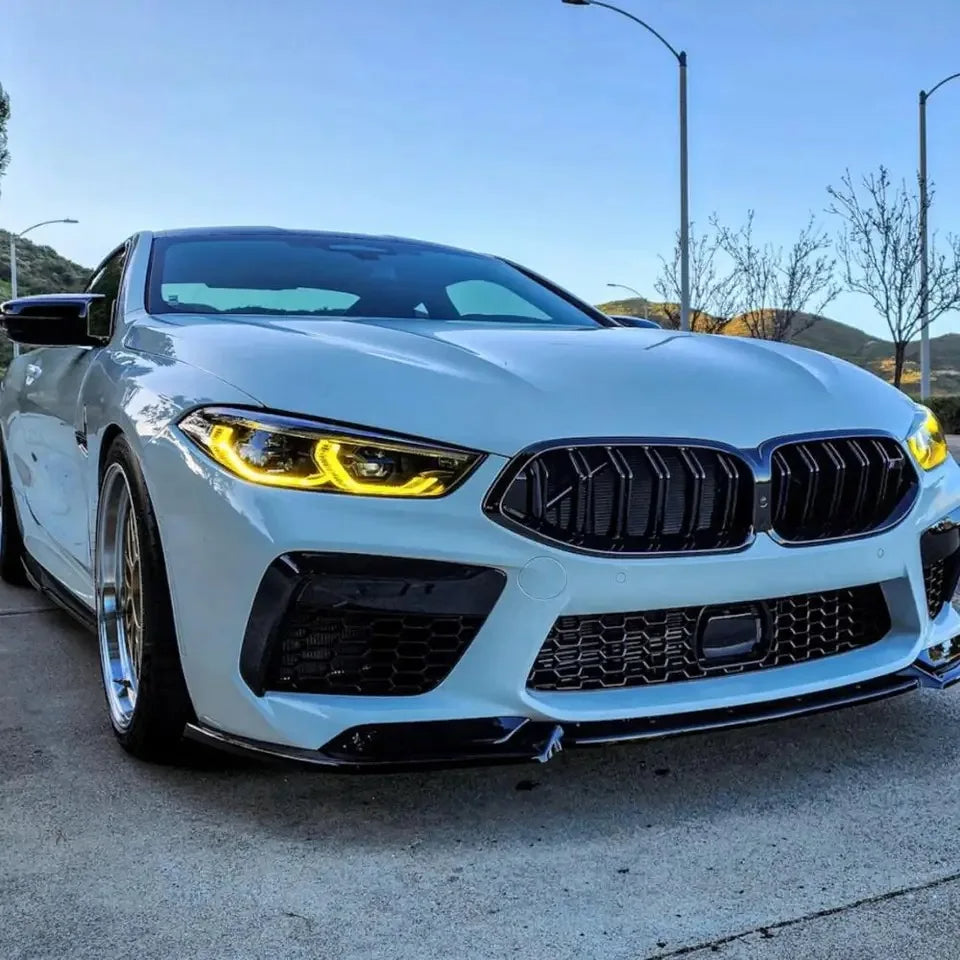 Gelbe CSL-Stil DRL LED-Module für BMW 8er Serie (G14/G15/G16) und M8 (F91/F92/F93)