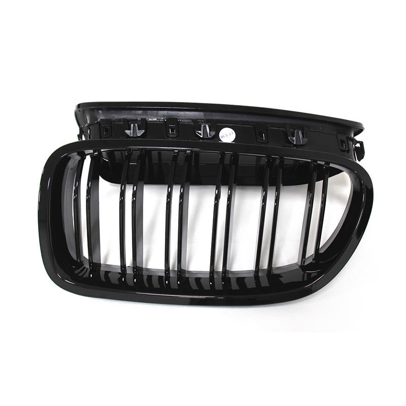 BMW 5er / M5 F10/F11 Hochglanz Schwarze Doppellamellen Nieren Grill (2010-2017)