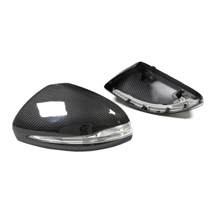 Mercedes C-Klasse W205 / E-Klasse W213 Prepreg-Spiegelkappen aus Carbon von OPTIC (2014-2021)