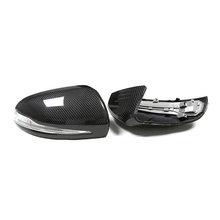 Mercedes C-Klasse W205 / E-Klasse W213 Prepreg-Spiegelkappen aus Carbon von OPTIC (2014-2021)