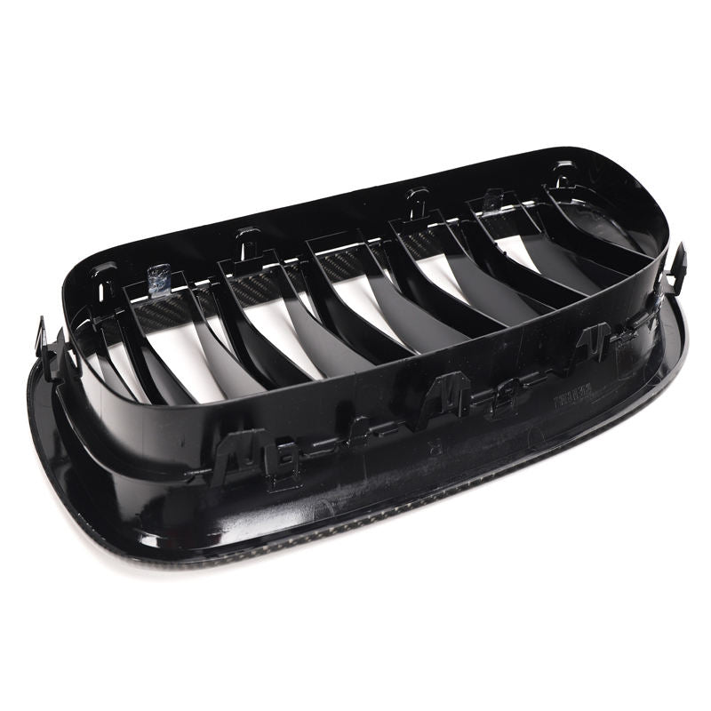 BMW 5 Series / M5 F10/F11 Carbon Fibre Double Slat Front Grills (2010-2017)