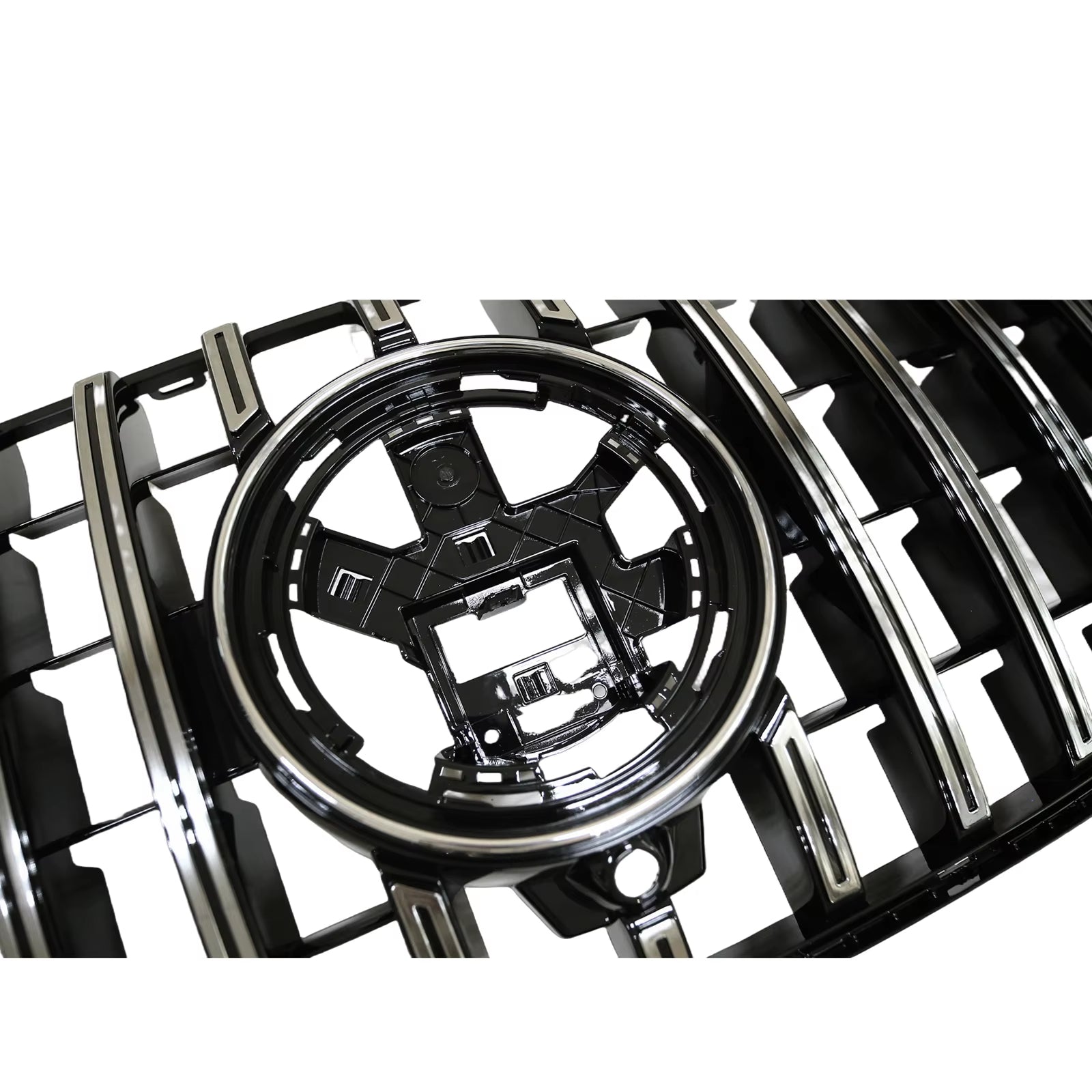 Mercedes GLS X167 Facelift Gloss Black Panamericana GT Style Grill (2023+)