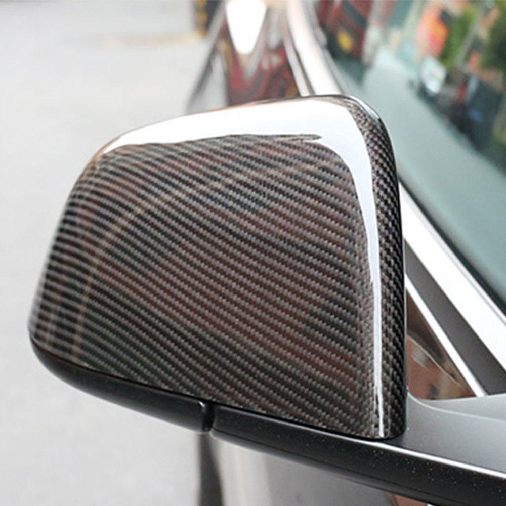 Tesla Model Y Carbon Fibre Mirror Covers (2020-2024)