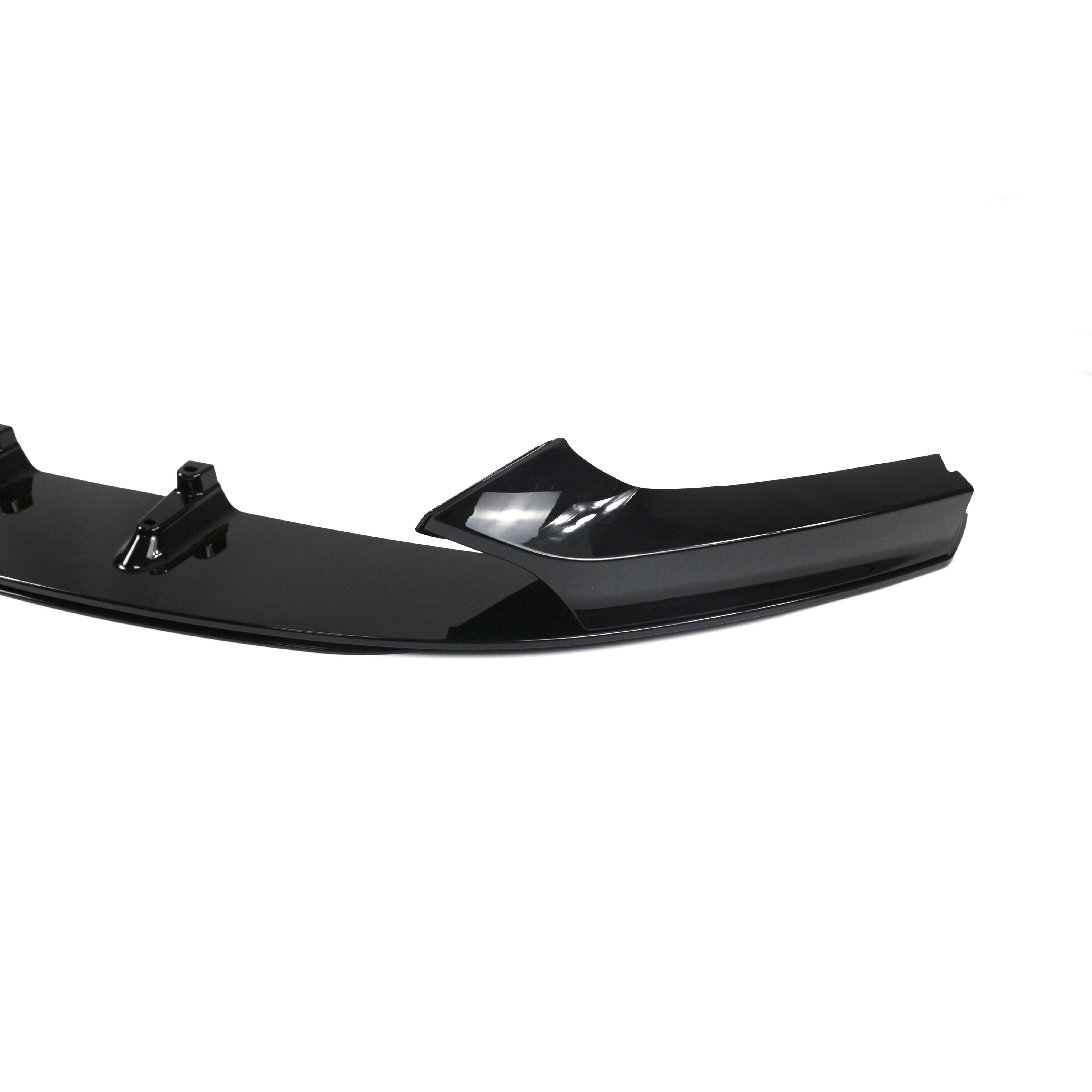 BMW 2er F22 F23 MP Style Schwarz Glänzend Frontsplitter (2014-2020)