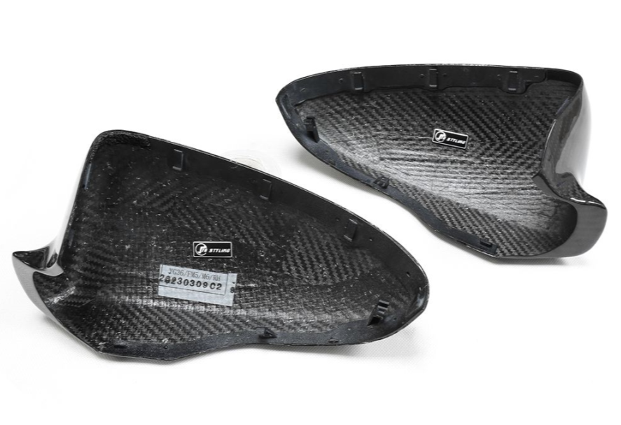 BMW M5/M6 F10/F11/F06/F12/F13 Prepreg Carbon Spiegelkappen von OPTIC (2011-2016)