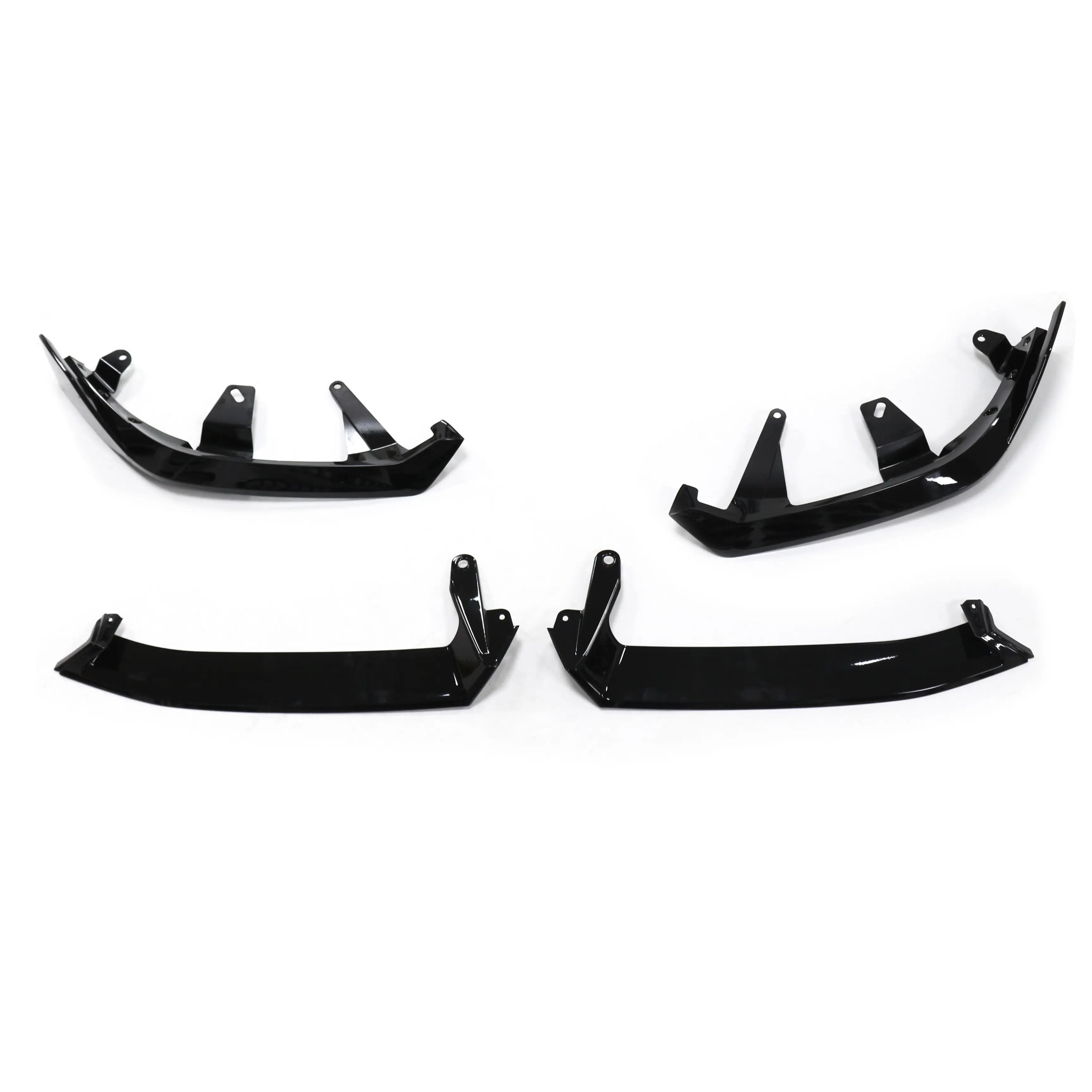 BMW 5er G60 G61 Schwarz Glänzend MP Style Frontsplitter (2024+)