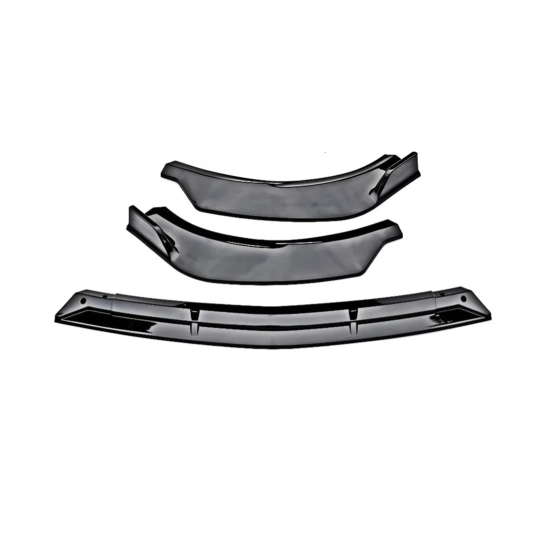 Mercedes E-Klasse W213 4-Türer AMG Style Hochglanz Schwarze Frontlippe Splitter (2021-2023)