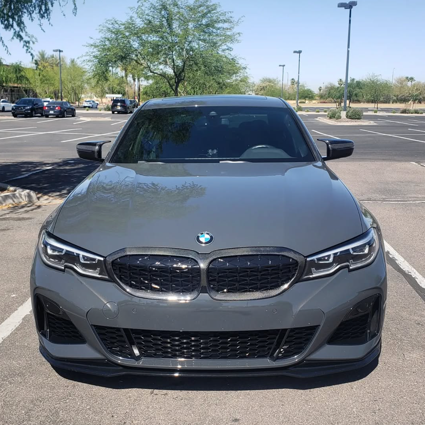 BMW 3er G20/G21 Vor-LCI Carbon Diamantgrill (2019-2022)