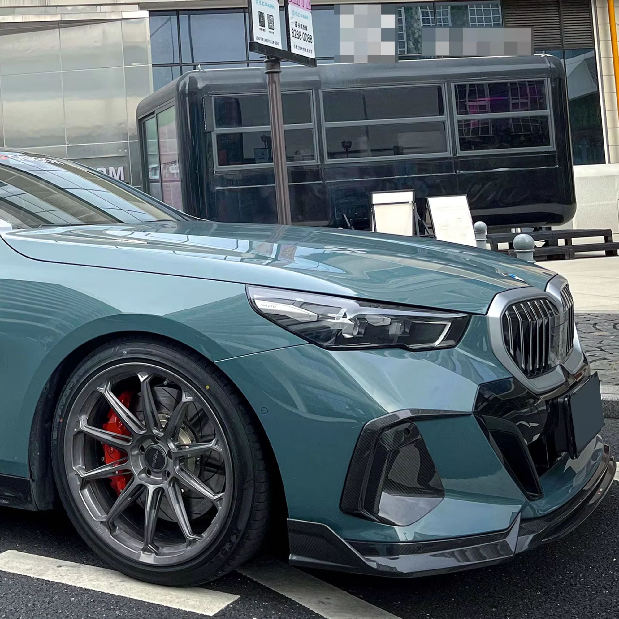 BMW 5er G60 G61 Prepreg-carbon Tk Style Frontlippe von OPTIC (2024+)