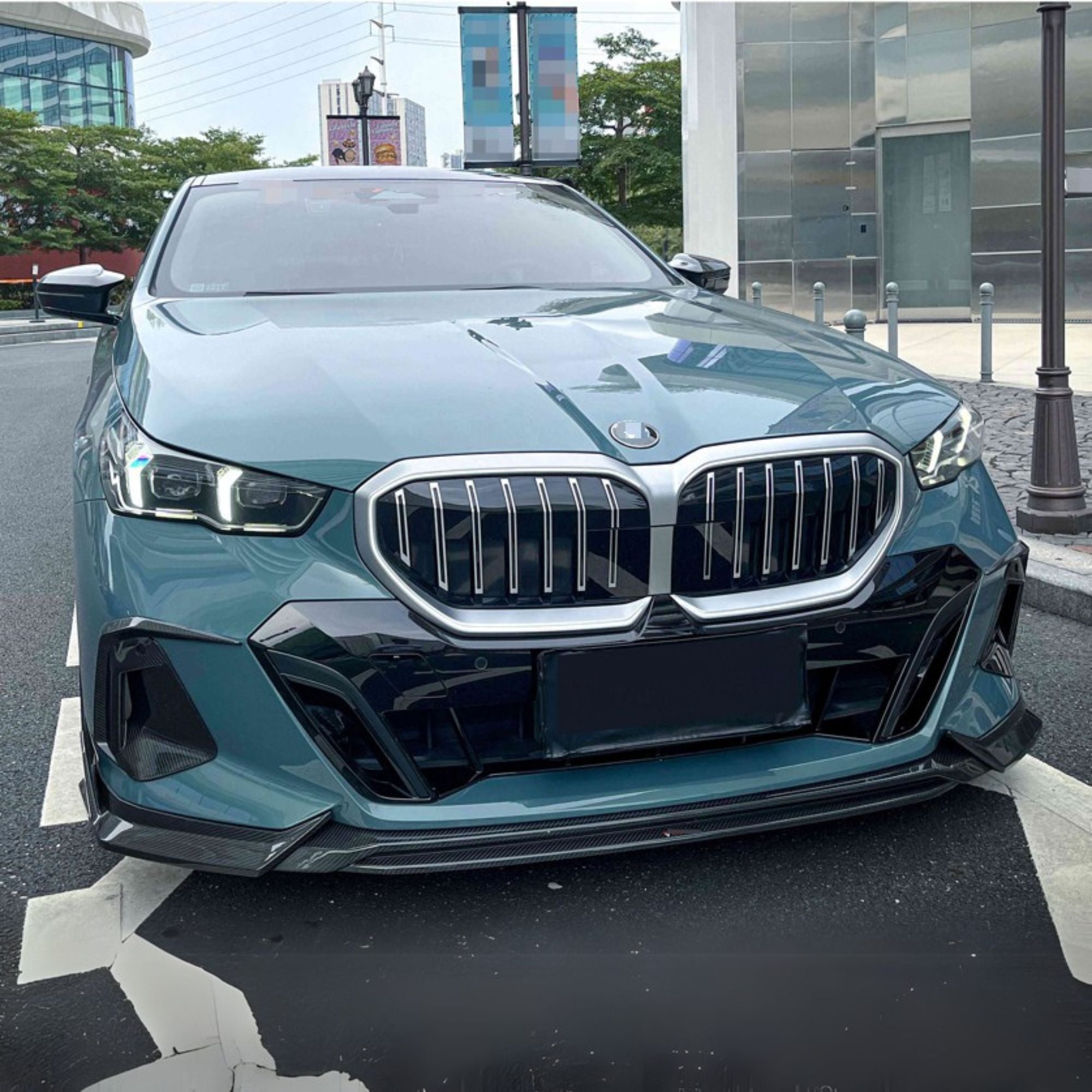 BMW 5er G60 G61 Prepreg-carbon Tk Style Frontlippe von OPTIC (2024+)