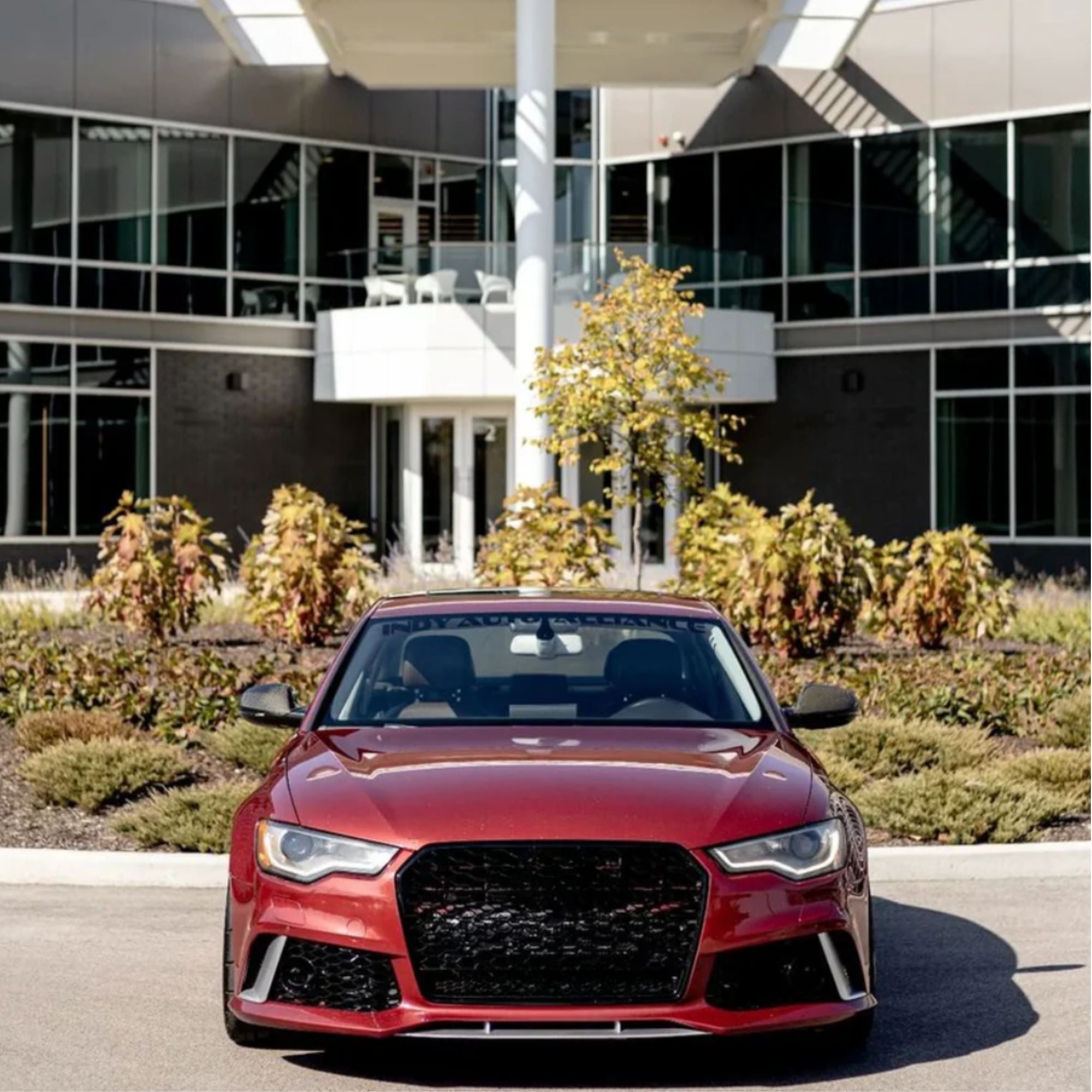 Audi A6/S6 C7 RS6 Style Hochglanz Schwarze Wabengrill (2012-2015)