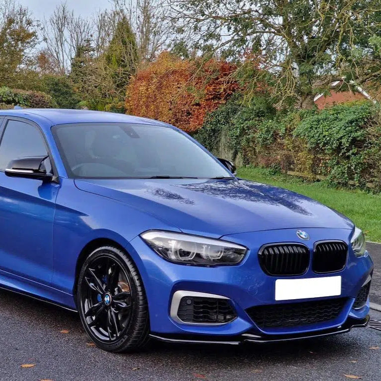 BMW 1er LCI Schwarz Hochglanz Einzellamellen Nieren Grill F20/F21 (2015-2019)