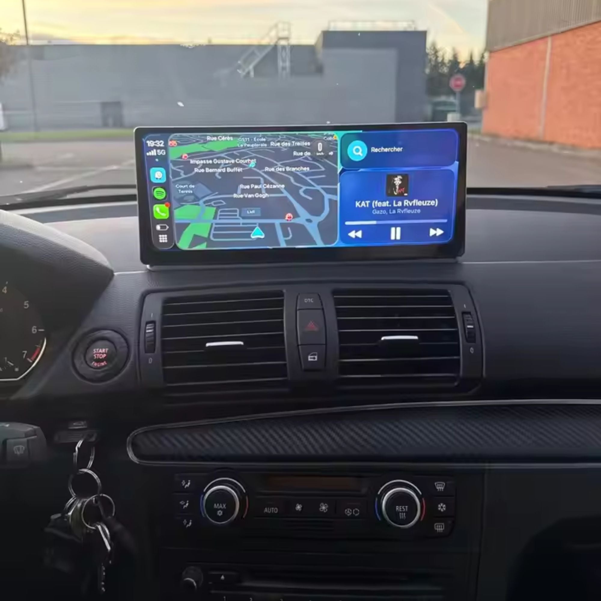 BMW 1er E81/E82/E87/E88 | 12.3" Apple CarPlay/Android Auto Touchscreen Display | (2004-2012)