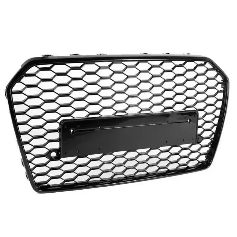 Audi A6/S6 C7 Facelift RS6 Style Hochglanz Schwarze Wabengrill (2016-2018)