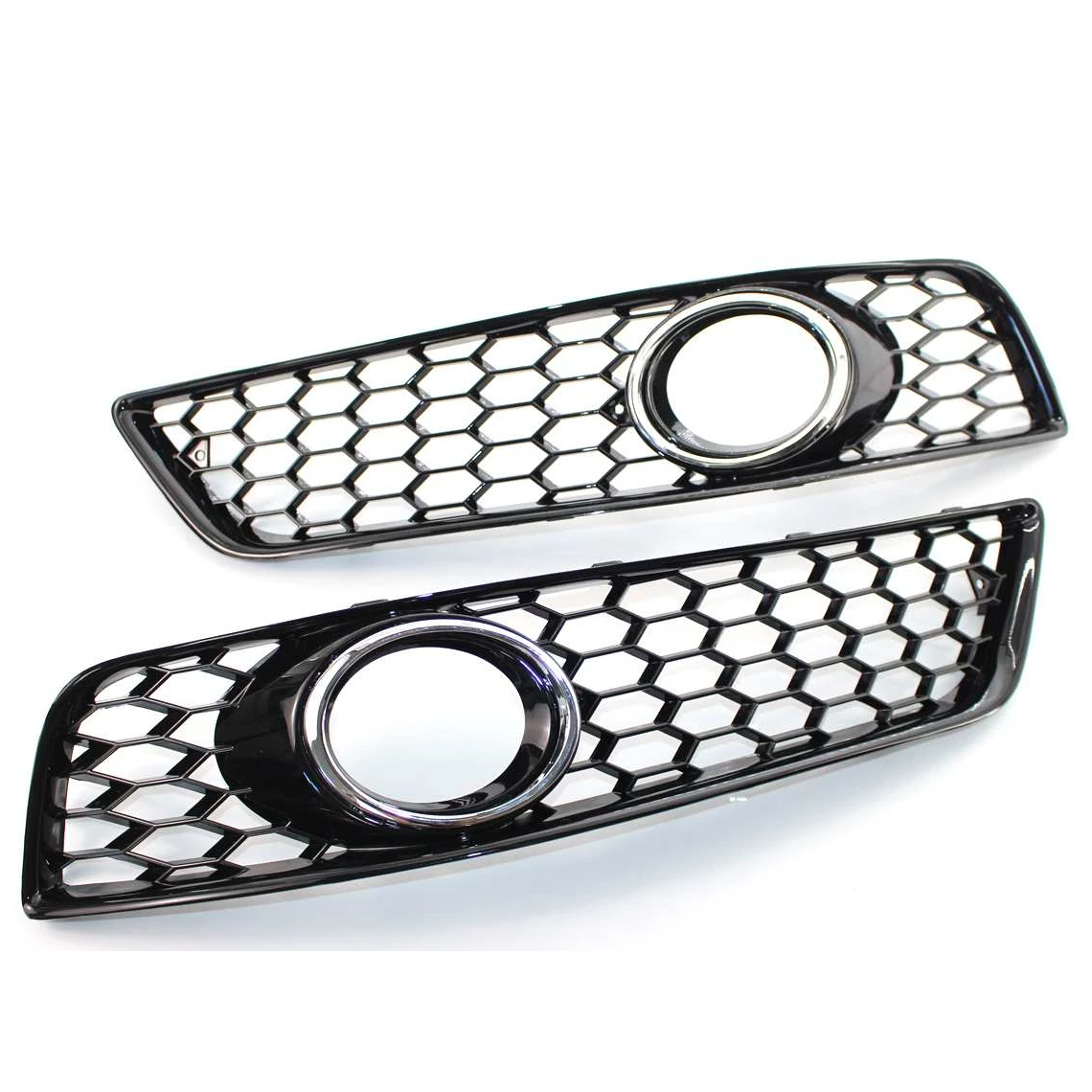 Audi A3 8P Gloss Black Fog Light Grills (2008-2012)