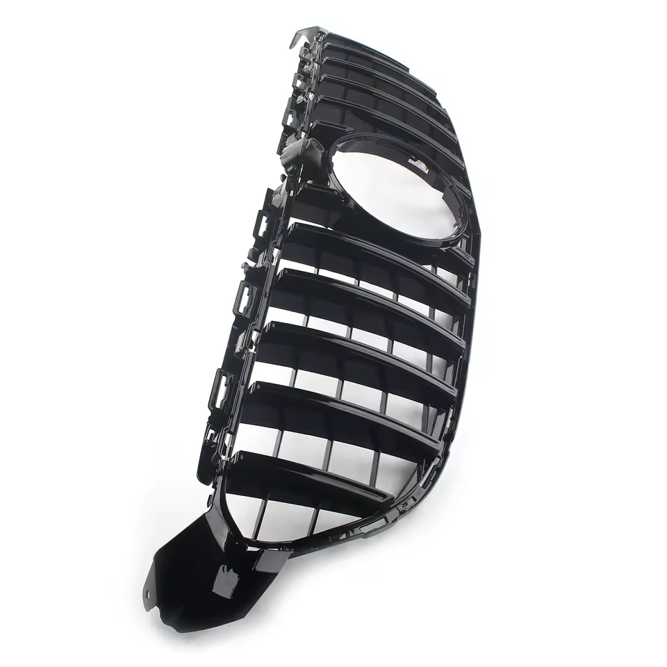 Mercedes C-Klasse C63 W205/C205 Hochglanz Schwarze Panamericana GT Style Grill (2015-2018)