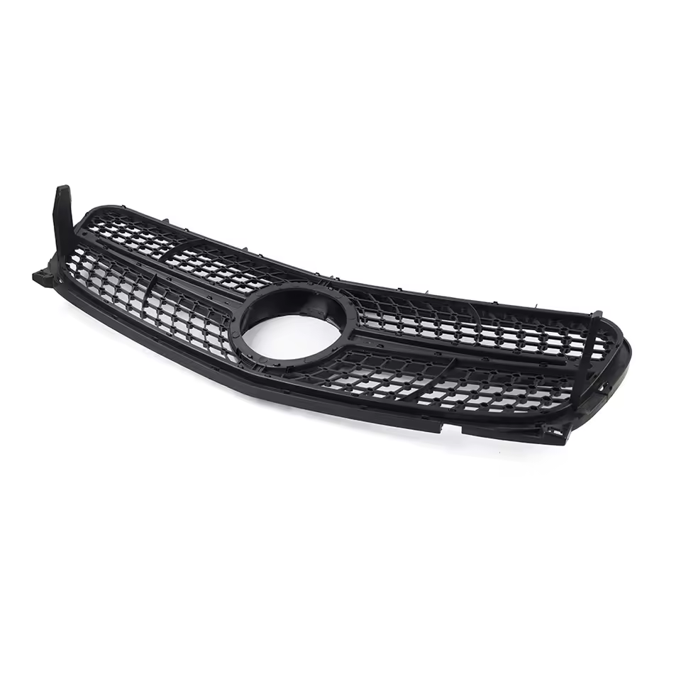 Mercedes GLA X156 Facelift Gloss Black Diamond Style Grill (2017-2020)