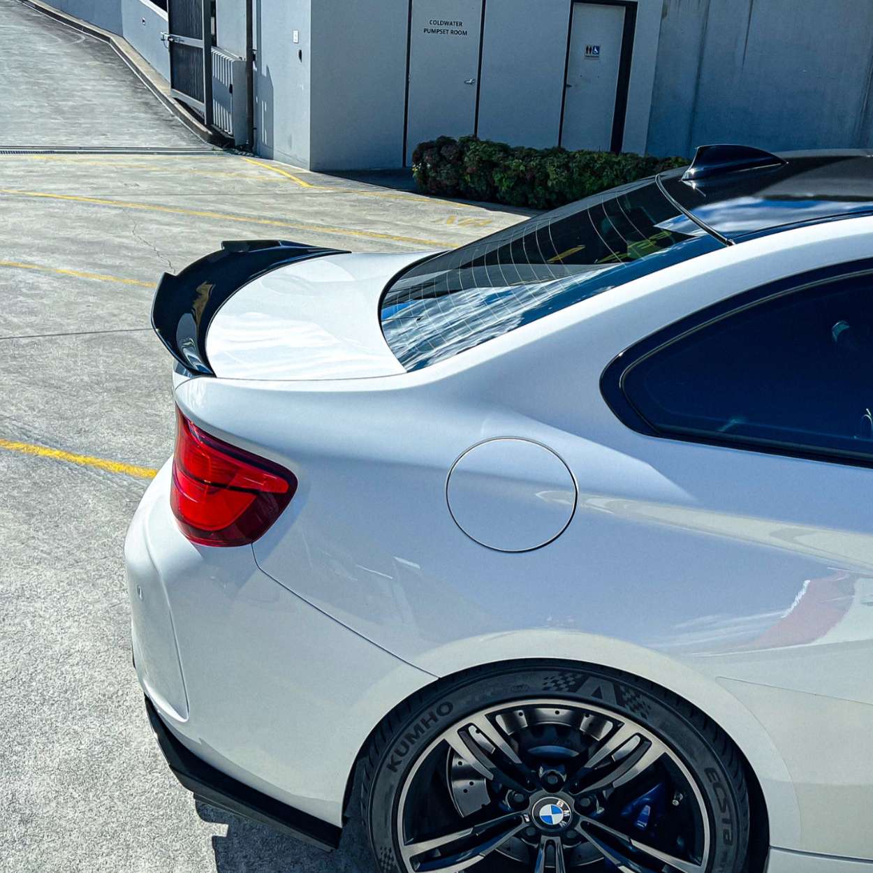 BMW 2er F22 / M2 F87 Schwarz Glänzend Ducktail PSM Style Heckspoiler (2014-2021)