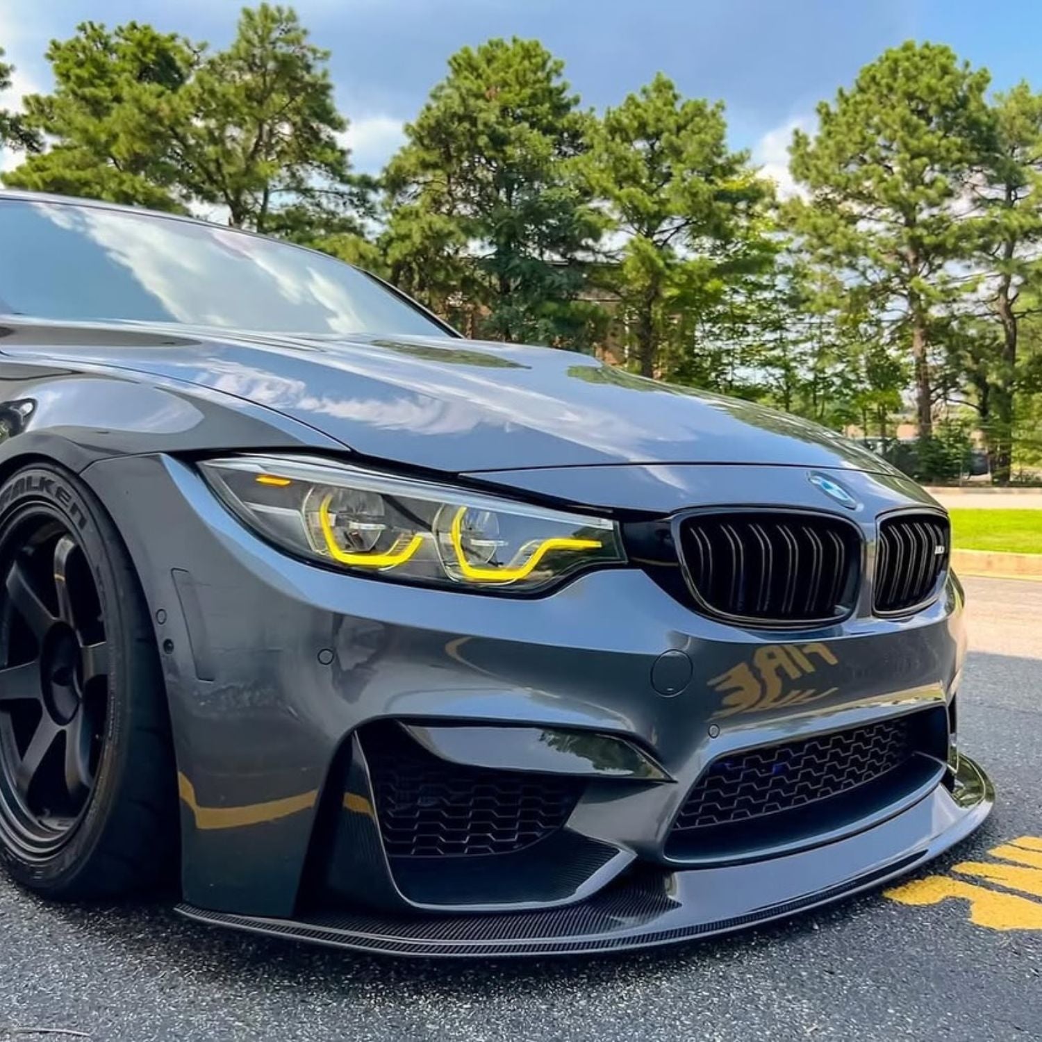 CSL Style Gelbe DRL LED Lichtmodul-Set für BMW M3 & M4 LCI (F80/F82/F83)