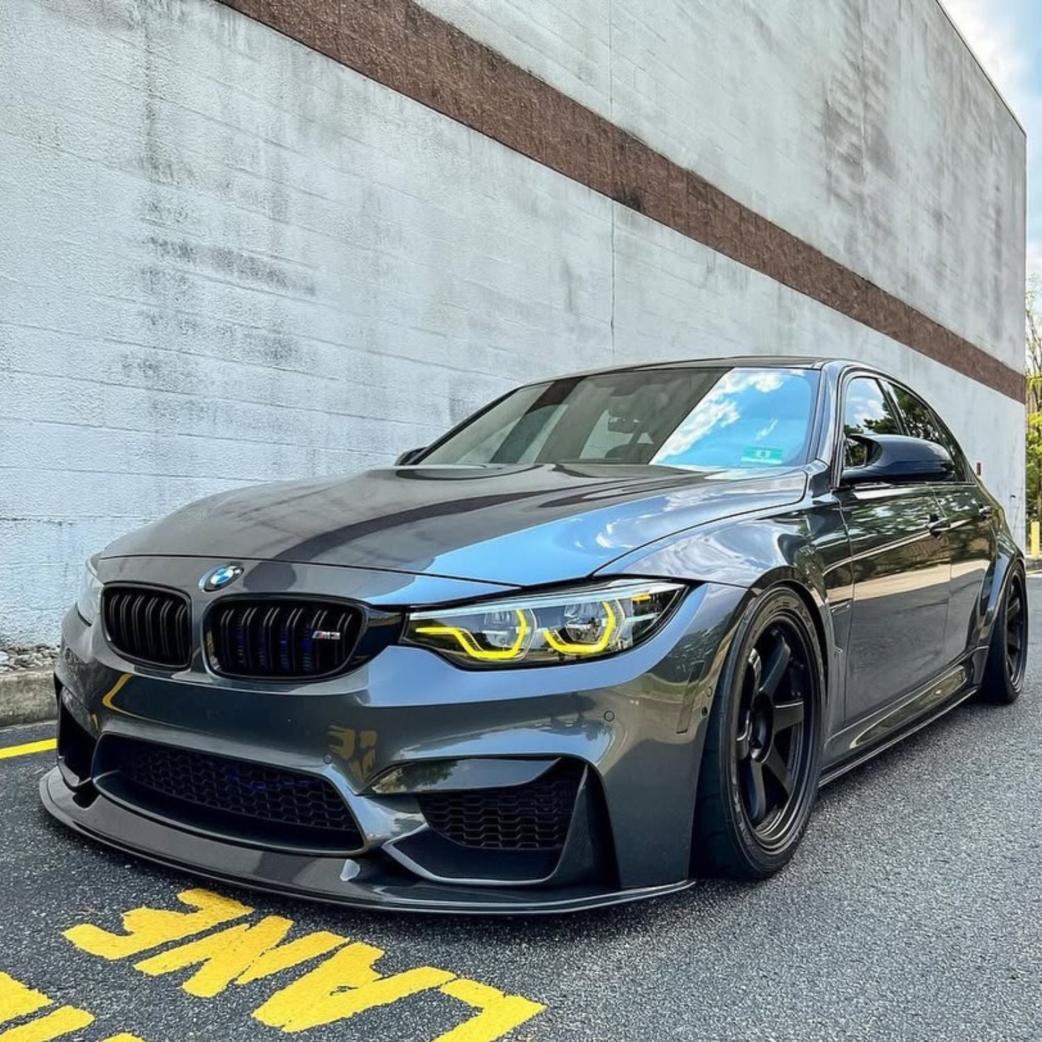 CSL Style Gelbe DRL LED Lichtmodul-Set für BMW M3 & M4 LCI (F80/F82/F83)