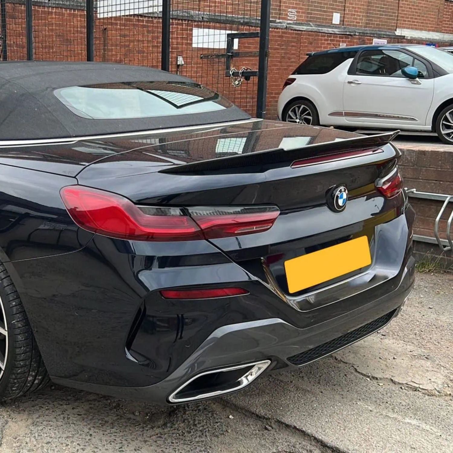 BMW 8er G14 / M8 F91 Cabrio Prepreg-carbon V Stil Heckspoiler von OPTIC (2018+)
