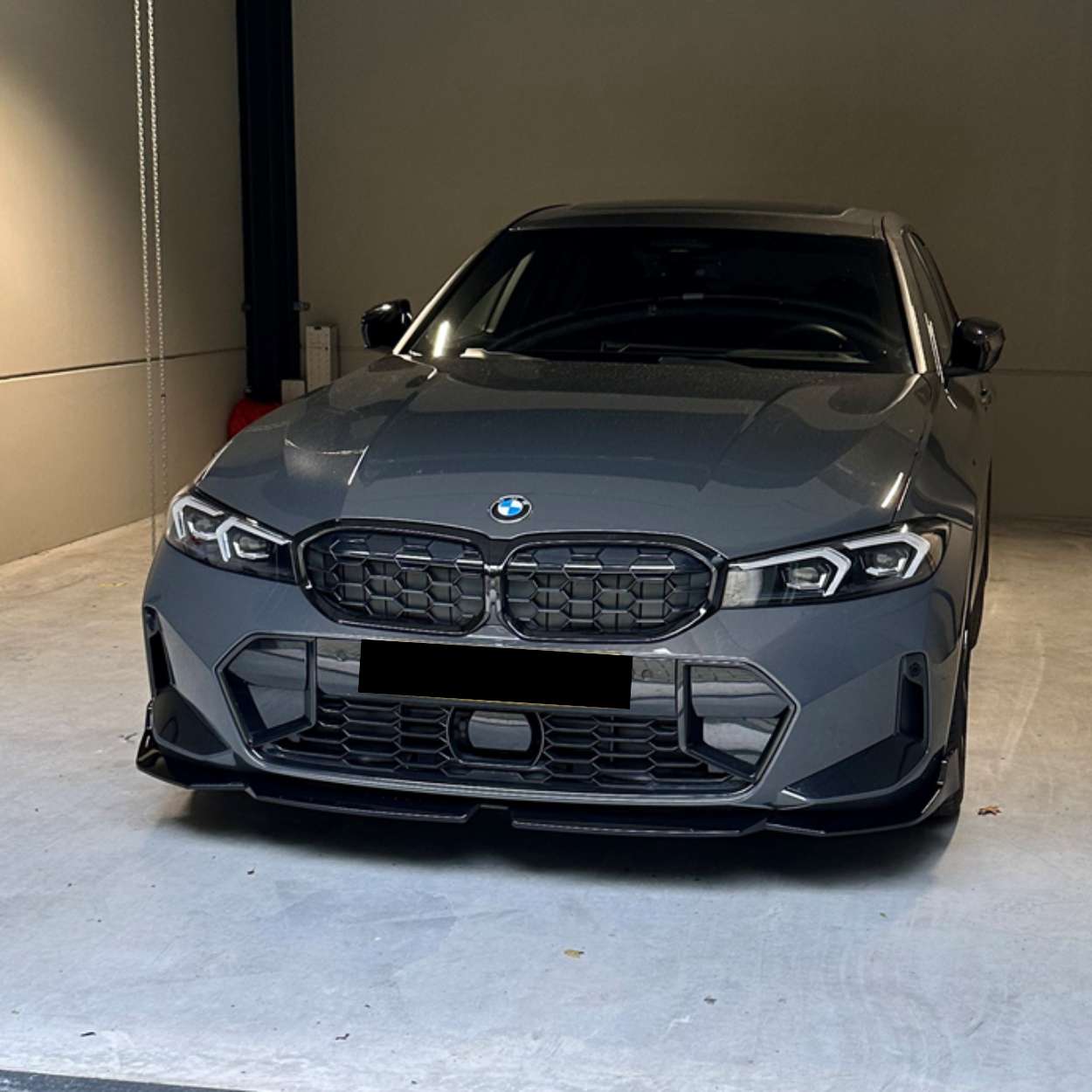 BMW 3er G20/G21 LCI M-Sport MP-Stil Schwarz Hochglanz Frontlippe (2022+)