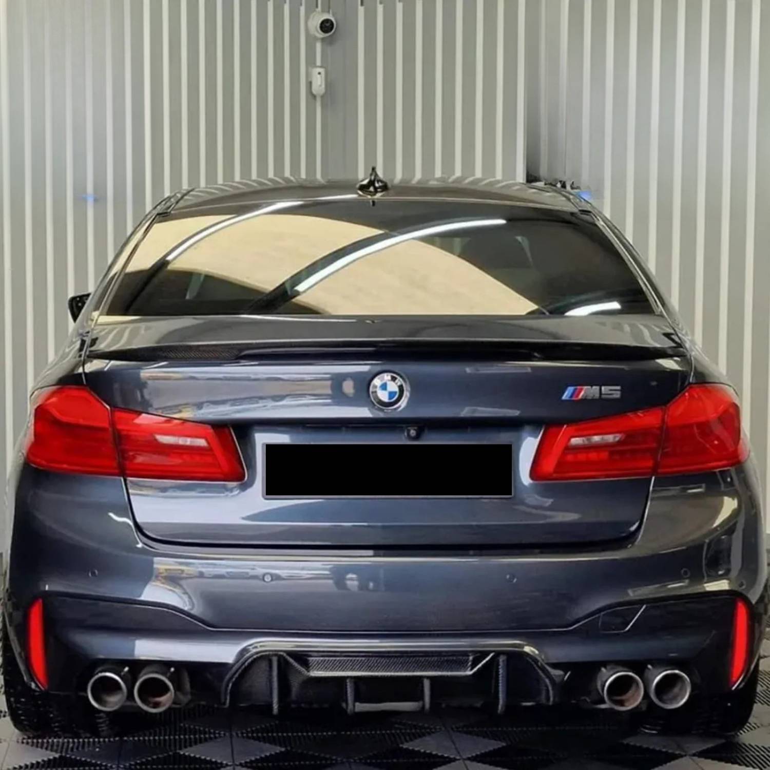 BMW 5er G30 / M5 F90 Prepreg-carbon P Style Heckspoiler von OPTIC (2017-2023)