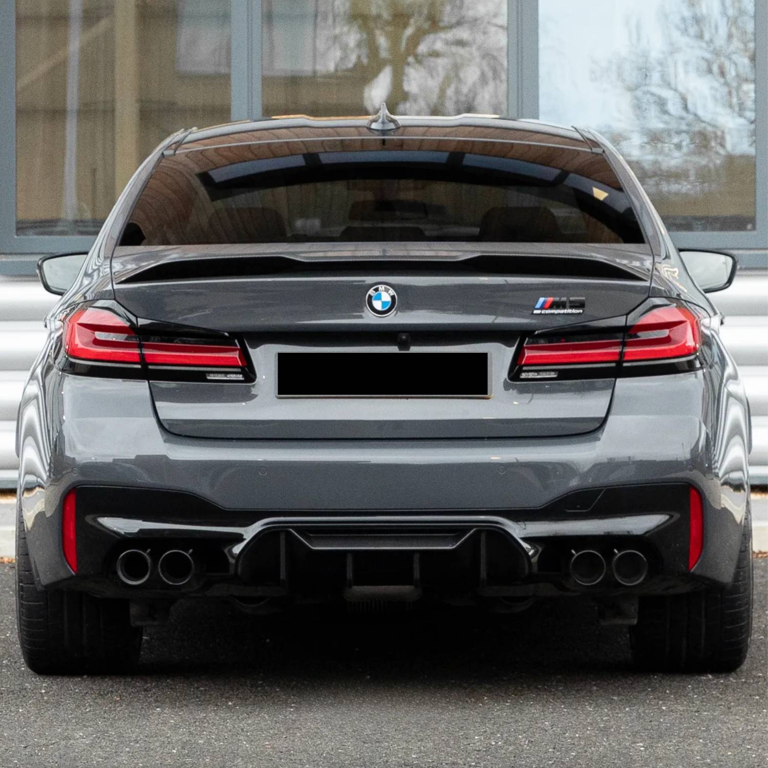 BMW 5er G30 / M5 F90 Schwarz Glänzend Heckspoiler (2017-2023)