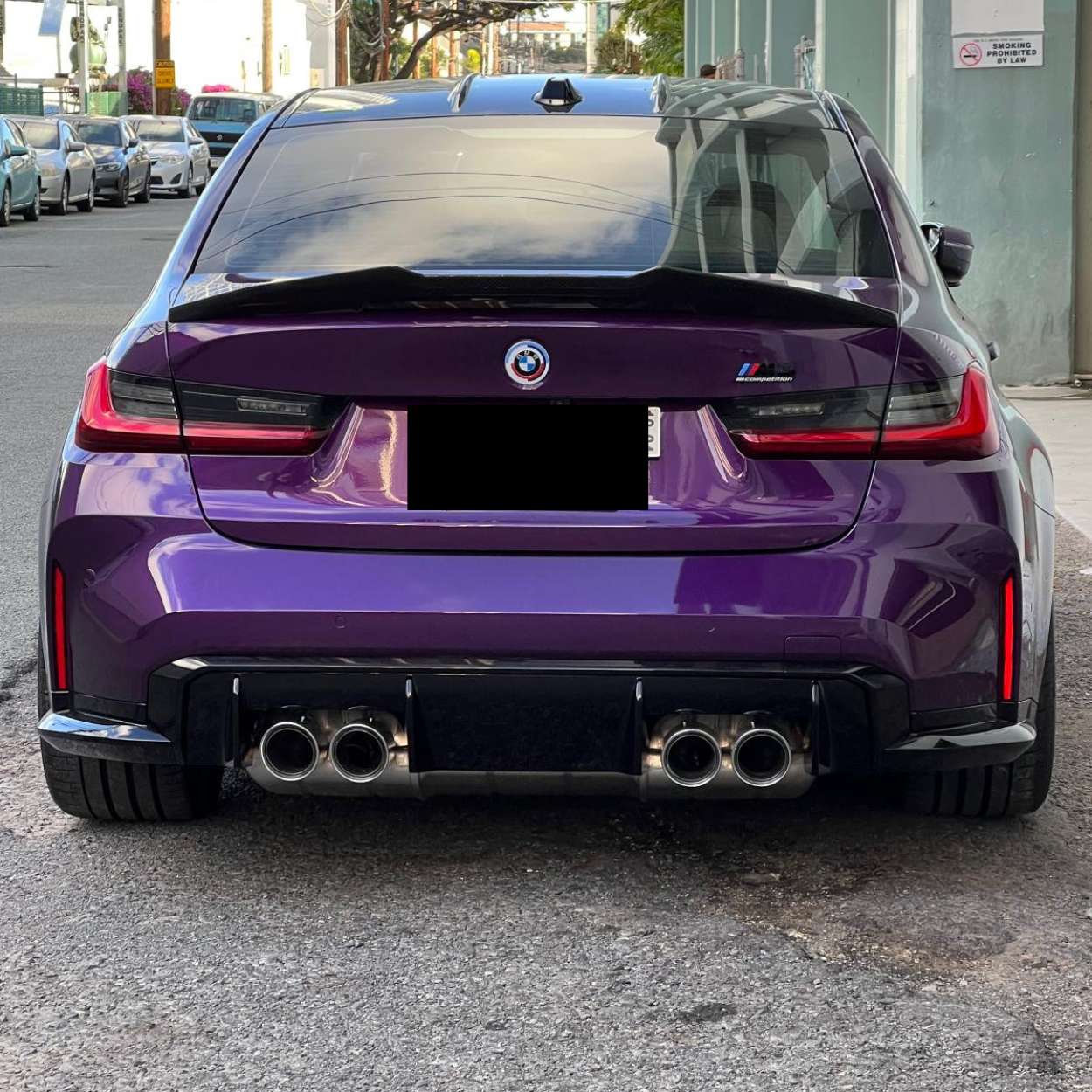BMW 3er G20 / M3 G80 Prepreg-carbon Ducktail Psm Style Heckspoiler von OPTIC (2019+)