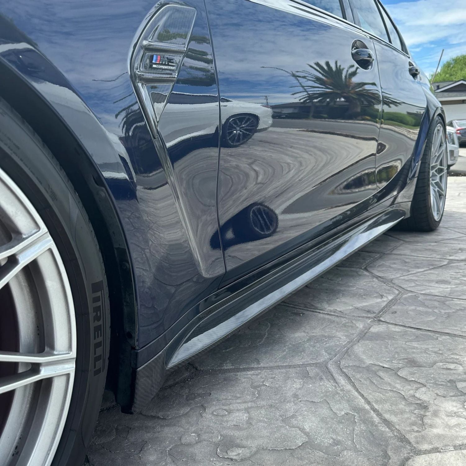 BMW M3 G80 G81 / M4 G82 G83 Prepreg-carbon Oem Style Seitenschweller von OPTIC (2021+)