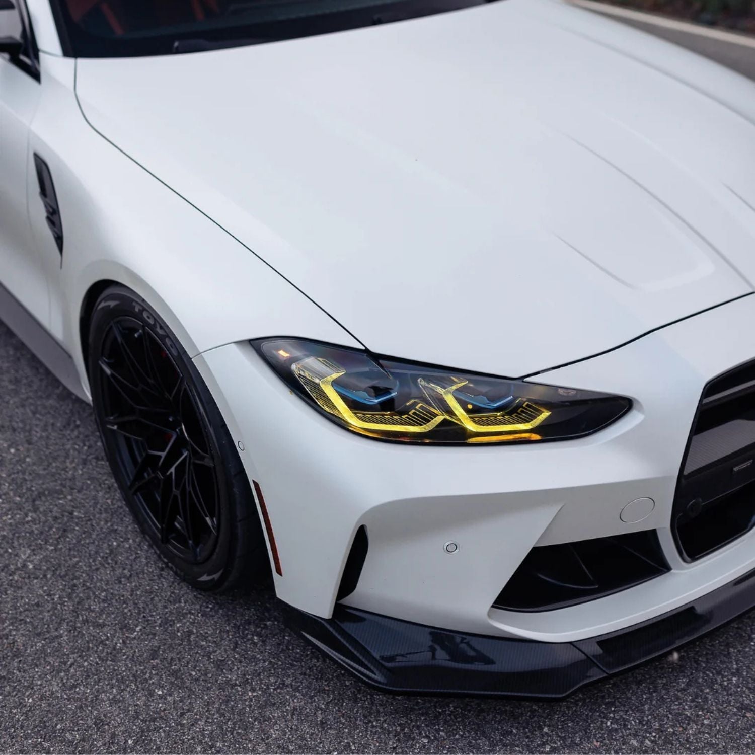 CSL Style Gelbe DRL LED Lichtmodul-Set für BMW M3 G80/G81 & M4 G82/G83