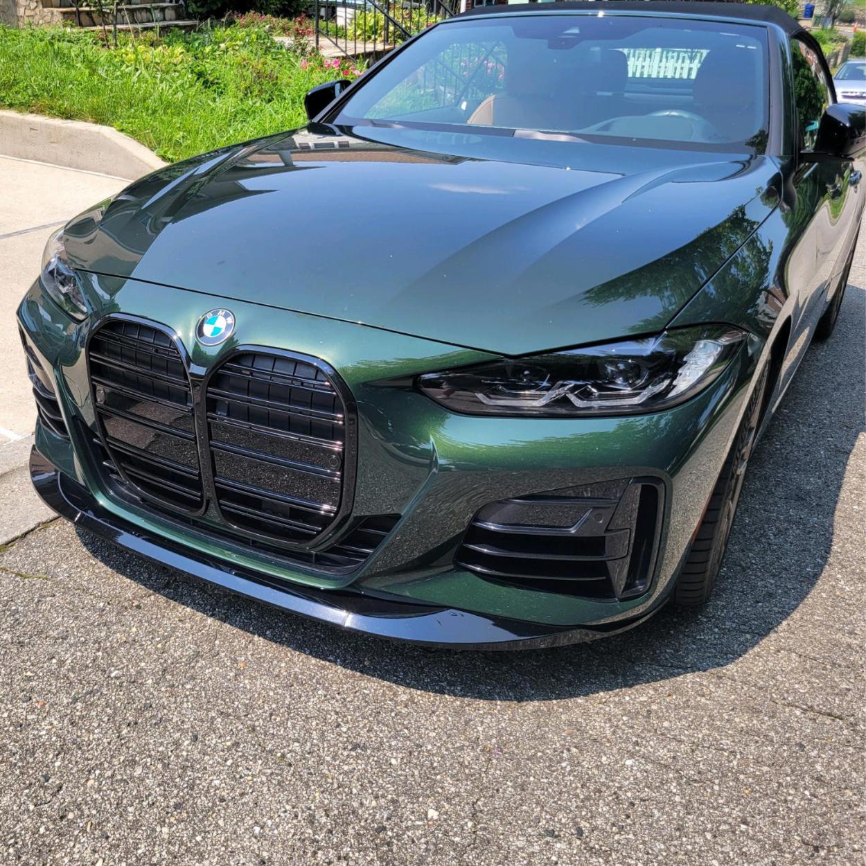 BMW 4er G22 M Sport Schwarz Glänzend MP Style Frontlippe (2020+)