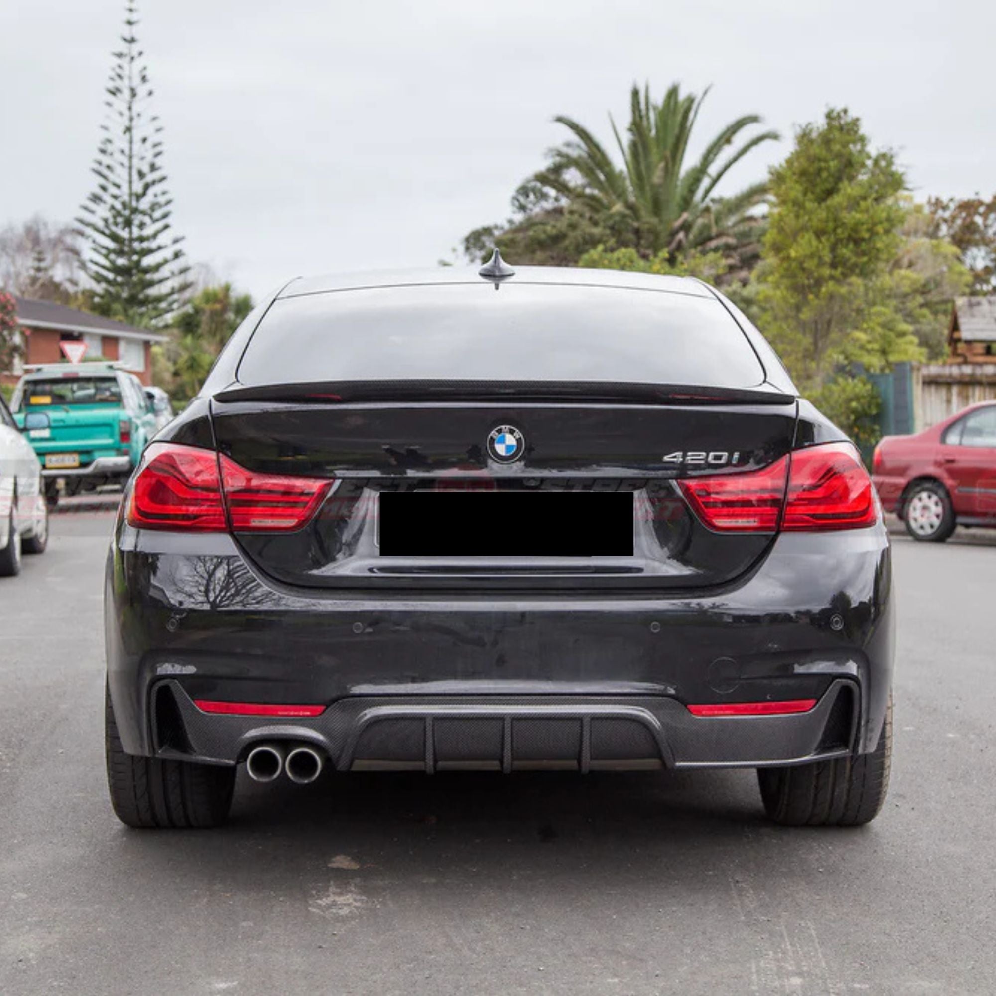 BMW 4er F32 Schwarz Glänzend Ducktail MP Style Heckspoiler (2014-2019)