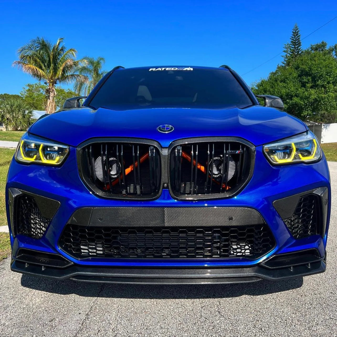 Gelbe CSL-Stil DRL LED-Module für BMW X5 / X6 (G05/G06) (2019-2022)