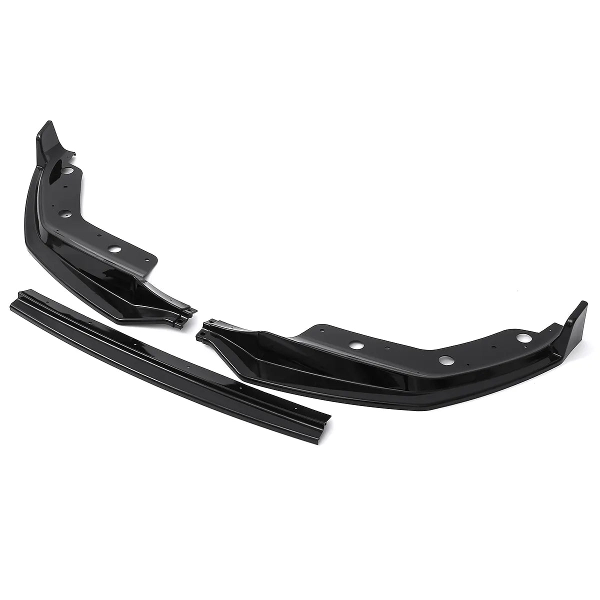 BMW 8er G14 G15 G16 M-Sport Schwarz Glänzend Frontsplitter (2018+)