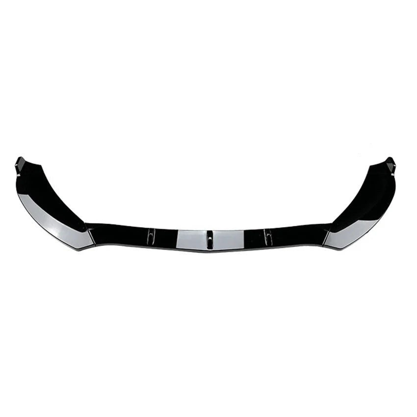 Mercedes C-Klasse W205 V Style Hochglanz Schwarze Frontlippe Splitter (2015-2018)