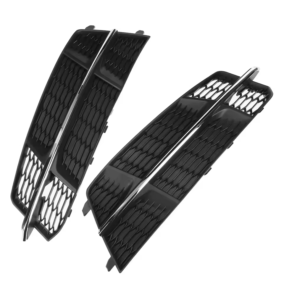 Audi A6 S-Line / S6 C7 Facelift Hochglanz Schwarze Nebelgitter (2016-2018)