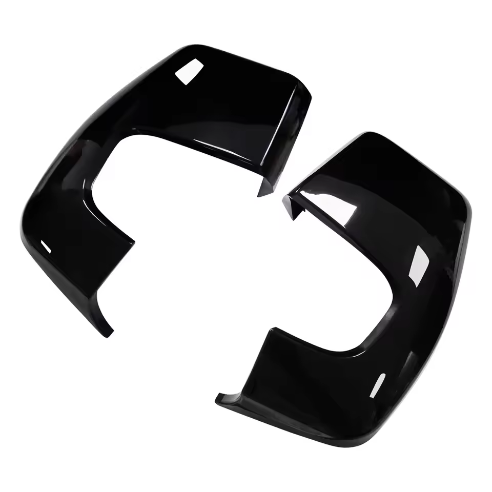 Ford Transit Custom Hochglanz Schwarze Spiegelkappen (2012-2020)